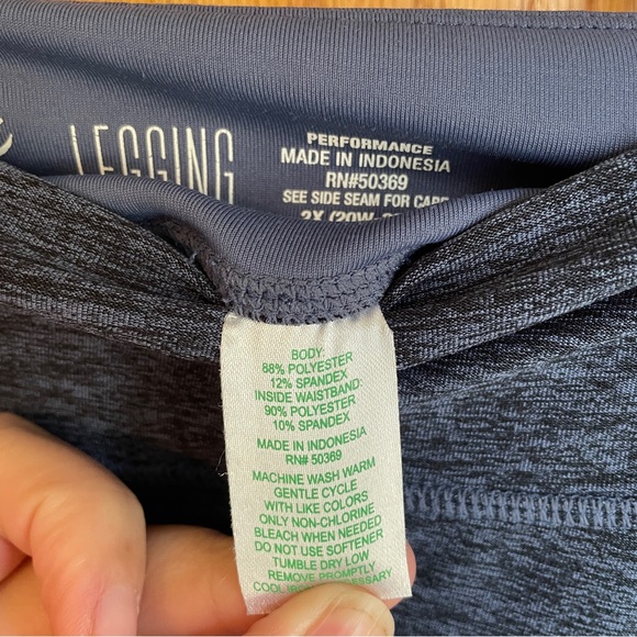 Energy Zone Speed Dri Capri Leggings (Performance), 2X, lot of 3 - Picture 5 of 14